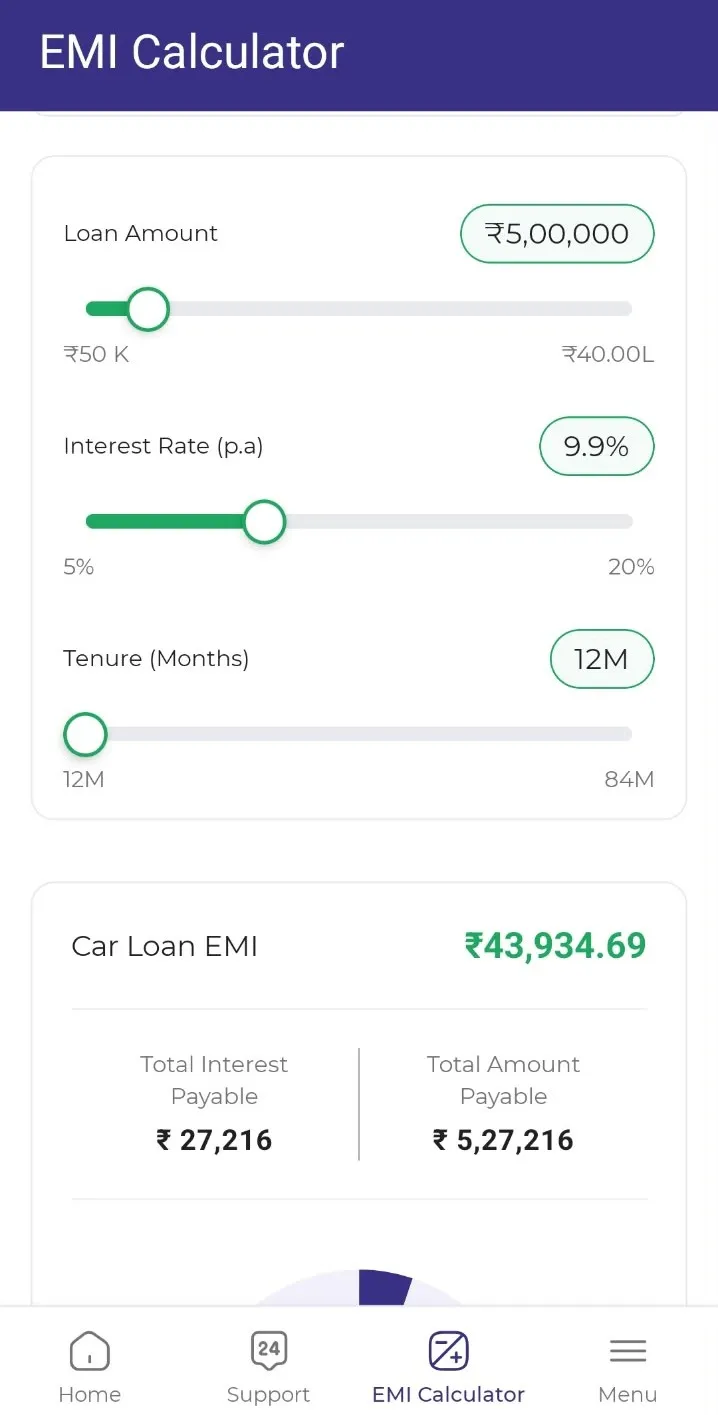 sk finance app emi option